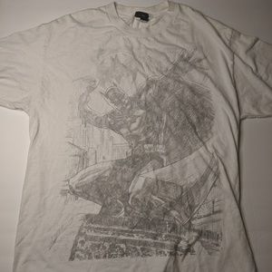 BATMAN Sketch Design Men's Tee Size Large